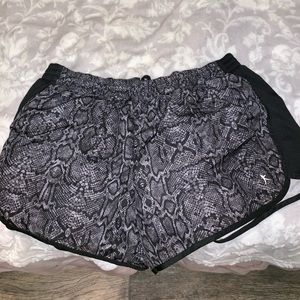 Snake skin shorts